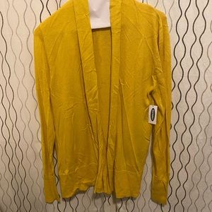Old Navy Yellow Cardigan